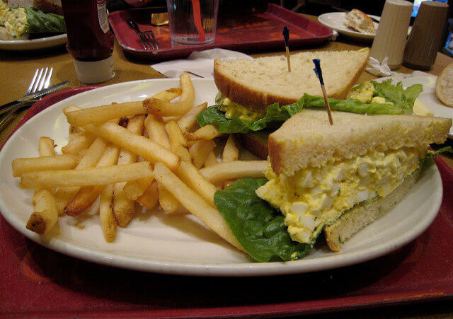 egg salad sandwich from the Atomic Cafe in Albuquerque NM (Credit: Jill Reed via Flickr)