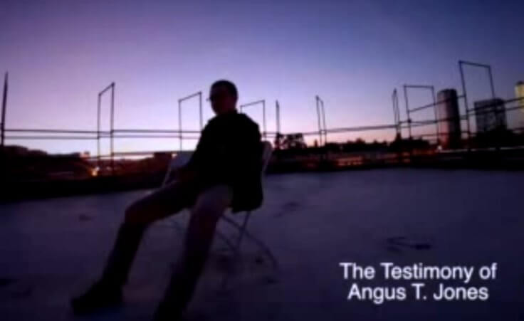 A screen grab from the testimony of Angus T Jones, part 1, November 25, 2012 (Credit:TheForerunner777 via YouTube)