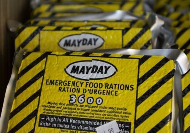 Freeze dried meals and emergency food rations, which are a staple of preppers, fill the racks at Grandma's Country Foods in Sandy, Utah, December 10, 2012 (Credit: Reuters/Jim Urquhart)