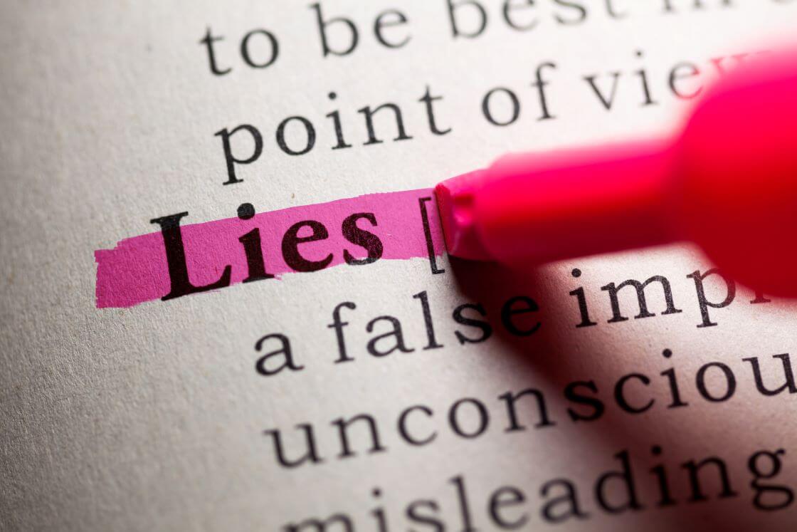 the word lie