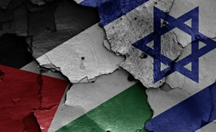 Flags of Palestine and Israel painted on cracked wall. By daniel0/stock.adobe.com. Israel and Antisemitism is on the rise. Yahya Sinwar.