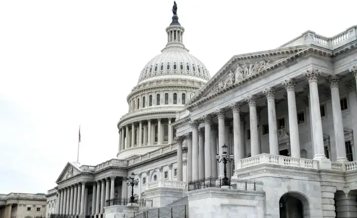 An image of the US Capitol building where Congress meets to vote on important issues such as the filibuster for Roe vs. Wade. What is a filibuster? By Leviathan/stock.adobe.com