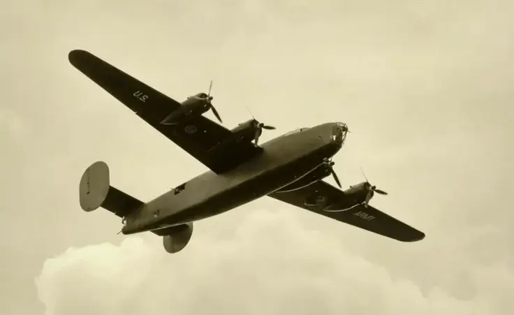 World War II era American bomber. By icholakov/stock.adobe.com. Lt. Kelly Airman's letter