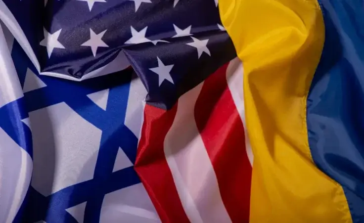 Official state flags of Israel, United States of America, and Ukraine. By HannaAibetova/stock.adobe.com. Tariffs