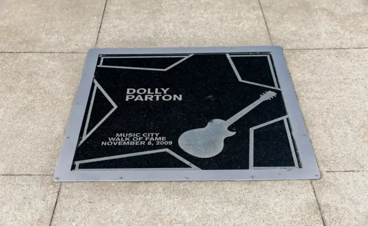 Dolly Parton star on the Music City Walk of Fame in Nashville, TN By Chad Robertson/stock.adobe.com